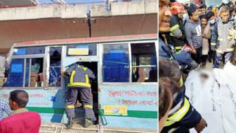 রাজধানীর, গুলিস্তানে, বাস চাপায়,পথচারীর মৃত্যু